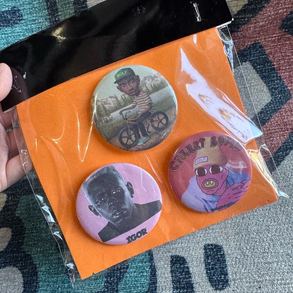 Colorful Tyler the Creator Button Set - Picture 2 of 4